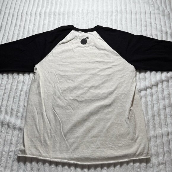 The Hundreds Raglan 3/4 Short Sleeve Men's XL Graphic T-shirt Baseball Jersey - Picture 11 of 11